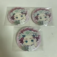 ブルーロック フラワークラウン 缶バッジ 糸師冴