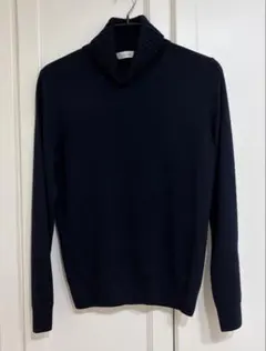 ザノーネ スキッパーニット ダークネイビー ハイゲージ 46 | Mercari