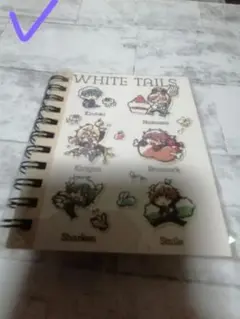 ✓﻿●D ゆるわいて メモ帳 WhiteTails