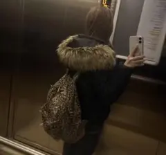 レオパード スタッズ archive リュック y2k ヒョウ柄 地雷