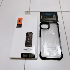 Spigen iPhone13 ケース TPU バンパー 2層構造 米軍MIL