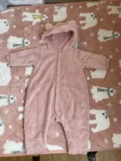 UNIQLO ユニクロ　ベビー ロンパース くま　80 ピンク