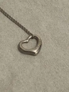 Tiffany オープンハート ネックレス
