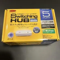 corega 5ポート スイッチングハブ CG-SW05TXPLRのサムネイル