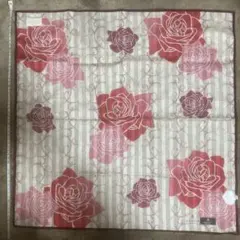 LANVIN collection 花柄 大判ハンカチ 57センチ 日本製