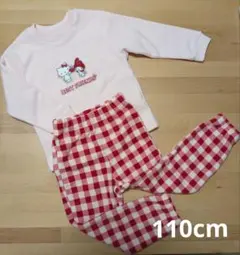 【試着のみ】ユニクロ ハローキティ マイメロディ パジャマ 110cm