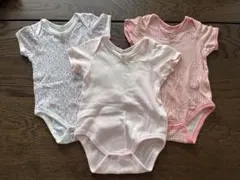 半袖ボディスーツ3枚セット　ベビー半袖肌着