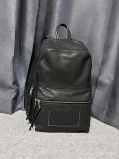 希少】Maison Margiela 16-17AW レザーバックパック 黒 - メルカリ