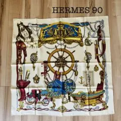 エルメス正規品　ムガル帝国テーマ シルクスカーフ 90cm エルメス正規品 ムガル帝国テーマ シルクスカーフ 90cm - メルカリ