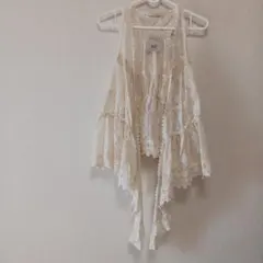 【タグ付き未使用新品】ジレ？　羽織？　ベスト？　レース
