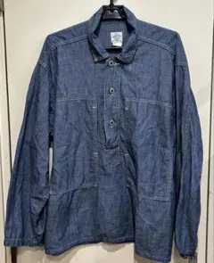 post overalls プルオーバー　シャンブレー　シャツ　Mのサムネイル