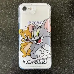 トムとジェリー iPhone 7/8/SE用　スマホ　クリアケース