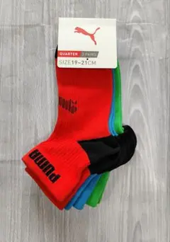 PUMA キッズ靴下 3足セット 19-21cm
