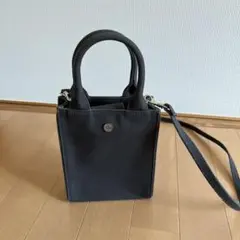 最終お値下げ‼︎ オーシバル　ブラック ショルダーバッグのサムネイル