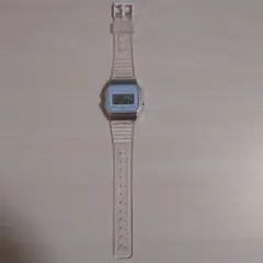 チープカシオ F-91W クリア シルバー