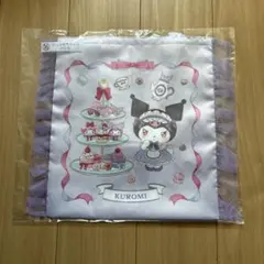 マイメロ　クロミ 当たりくじ クロミ フリル付きトートバッグ