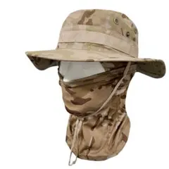 デザートカモ迷彩 ブーニーハット＆フェイスマスク 2点セット