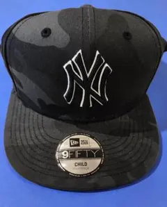 New Era9FIFTYキッズカモフラキャップ帽子♠️ニューエラヤンキース
