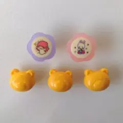 サンリオ　プッシュピン ファンシーフレンズ 　　　ララ　チアリーチャム　当時物