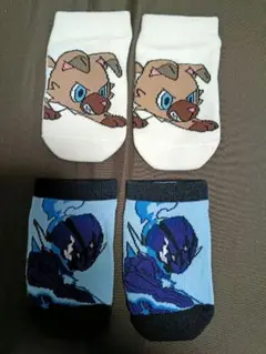 キッズ靴下 ポケモン2足セット　ソウブレイズ、イワンコ
