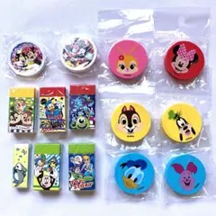 ★お買得★　消しゴム　14点セット（ディズニー 13点、おまけ1点） まとめ売り