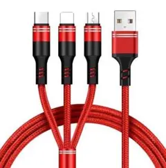 3in1充電ケーブル USB Type-C microUSB iPhone