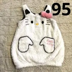 ハローキティ　女の子　服　ワンピース　ジャンバースカート　サイズ95のサムネイル
