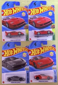 ホットウィール Ferrari F40 & SF90 ４台セット