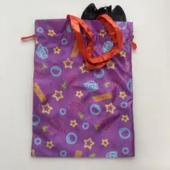 FANTA 巾着袋 体操服袋 お着替え袋 パープル