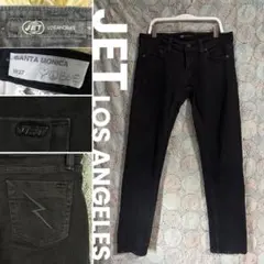 JET LOSANGELES ジェットロサンゼルス ブラックデニム　黒ジーンズのサムネイル