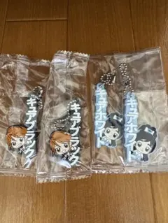 プリキュアオールスターズカプセルラバーマスコット　キュアブラック&キュアホワイト