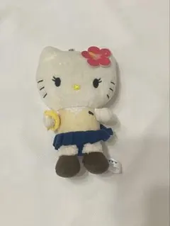 ハローキティ ぬいぐるみ マスコット ハイビスカス