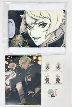 刀剣乱舞 髭切 膝丸 六周年記念祝画 ポストカード ステッカー 等 まとめ売り