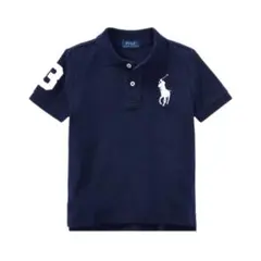 【美品】Ralph ラルフローレン ストーン　ポロ M ビッグポニー　ネイビー 美品】Ralph ラルフローレン ストーン ポロ M ビッグポニー