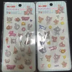 トムとジェリー プクプクシール 2シートセット