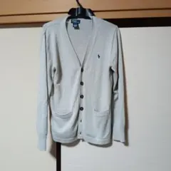 Ralph Lauren ライトグレー カーディガン