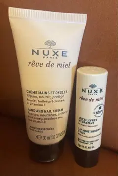 お値引き　NUXE rêve de miel ハンドクリーム&リップスティックのサムネイル