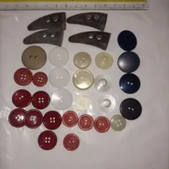 ボタンセット 多色 さまざまなサイズ
