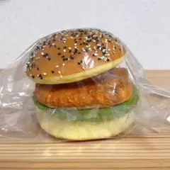 海外スクイーズ　目玉焼きハンバーガー
