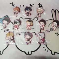 一番くじ ハイキュー!! H賞　ラバーチャーム　セミコンプ　11種