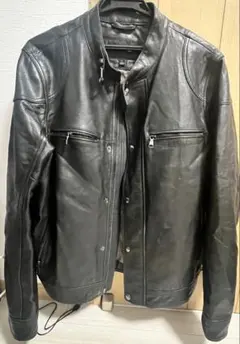 BANANA REPUBLIC ブラック レザージャケット L