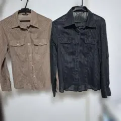 C.D.S BASIC 長袖シャツ 2枚セットのサムネイル