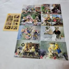 【1週間フルコンプ 】70-80s メリマック社 ヴィンテージポストカード　7枚 1週間フルコンプ 】70-80s メリマック社 ヴィンテージポストカード 7枚