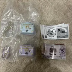 ジルスチュアート　ミニブローチバニティキーホルダー2 　2種セット　ガチャ