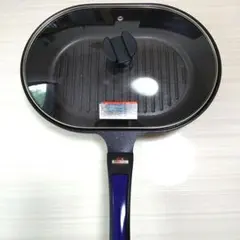 【美品】オーバル型 グリルパン ガラス蓋付きのサムネイル