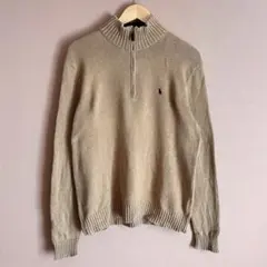 2026年最新】ralph lauren ハーフジップ ベージュの人気アイテム