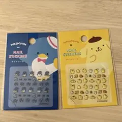 サンリオ　ネイルシール　ポムポムプリン　タキシードサム