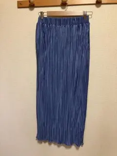 AMERICAN HOLIC アメリカンホリック プリーツロングスカート 青 M