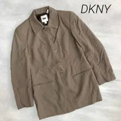 DKNY USA製 ウール混ブラウンテーラードジャケット サイズ2 大人シックのサムネイル