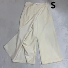 ポロラルフローレン　ウール80% アシンメトリーワイドパンツ　Sサイズ